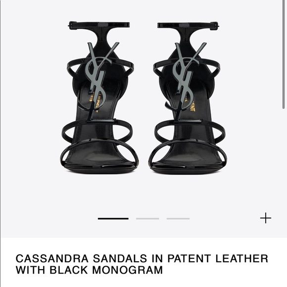 💸 SOLD 💸 YSL Cassandra Strappy Heel Sandal Pumps - Picture 6 of 11